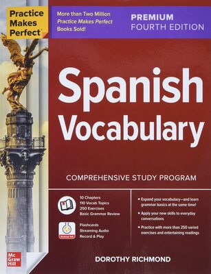 کتاب اسپانیایی Practice Makes Perfect Spanish Vocabulary Fourth Edition