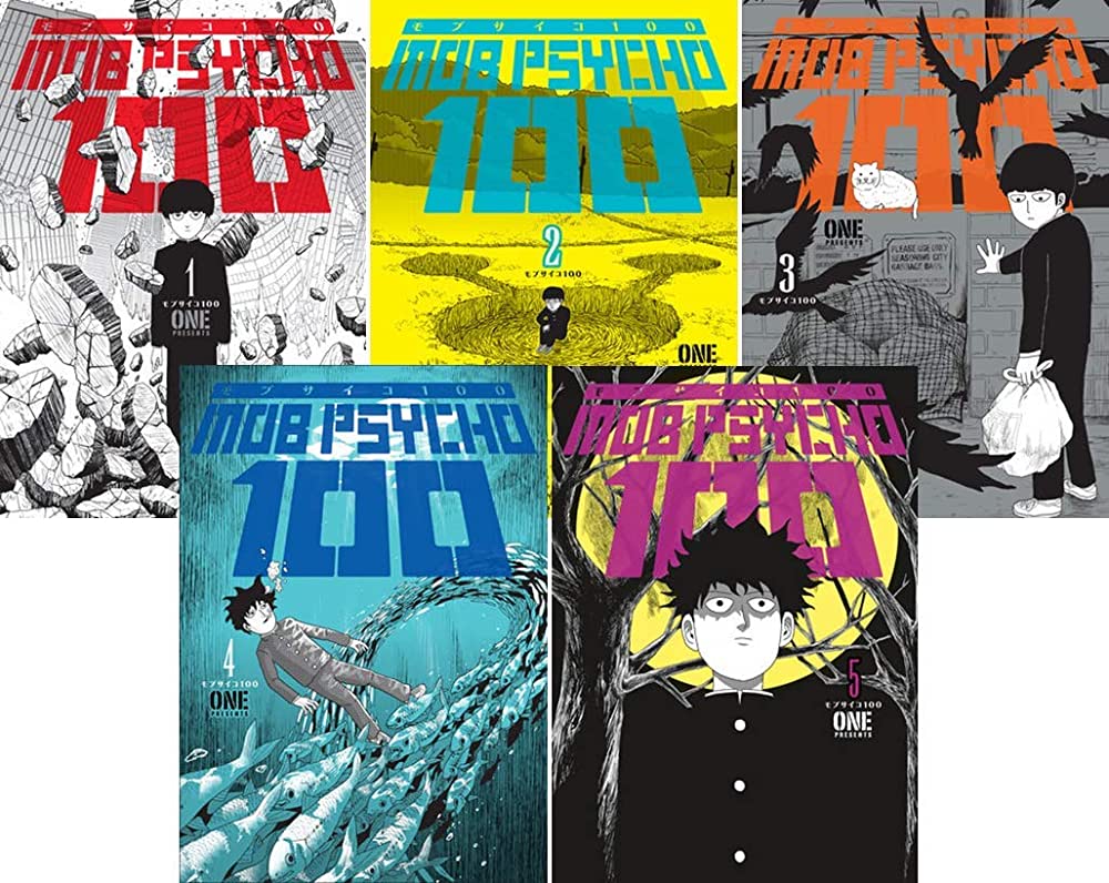 سایت اصلی انتشارات سارانگ | خرید مانگا Mob Psycho 100 زبان انگلیسی - Mob Psycho 100 Manga Box Set English