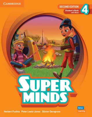 کتاب انگلیسی کودکان Super Minds 4 (2nd) SB+WB+DVD کتاب سوپر مایندز  ویرایش دوم