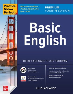 کتاب انگلیسی بیسیک انگلیش Practice Makes Perfect Basic English Fourth Edition