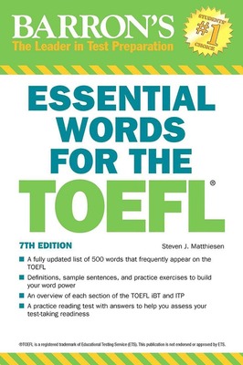 کتاب انگلیسی اسنشیال وردز فور تافل Essential Words for the TOEFL 7th