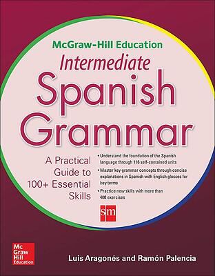 کتاب گرامر متوسط اسپانیایی McGraw Hill Education Intermediate Spanish Grammar از فروشگاه کتاب سارانگ