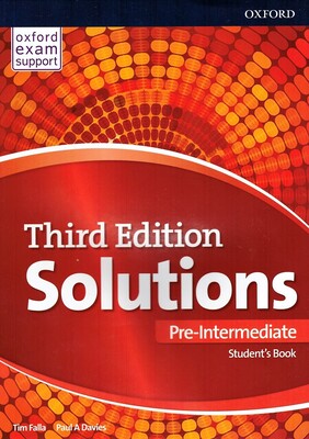 کتاب سو لوشن پری اینترمدیت ویرایش سوم Solutions 3rd Pre Intermediate SB+WB+DVD از فروشگاه کتاب سارانگ