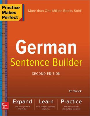 خرید کتاب آلمانی Practice Makes Perfect German Sentence Builder از فروشگاه کتاب سارانگ