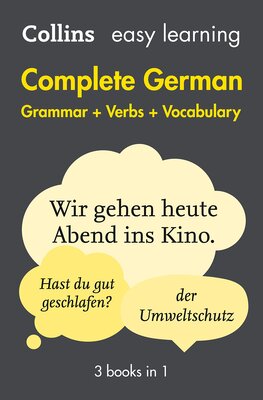 کتاب آلمانی Easy Learning German Complete Grammar, Verbs and Vocabulary از فروشگاه کتاب سارانگ