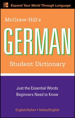 کتاب دیکشنری آلمانی انگلیسی McGraw Hills German Student Dictionary  از فروشگاه کتاب سارانگ