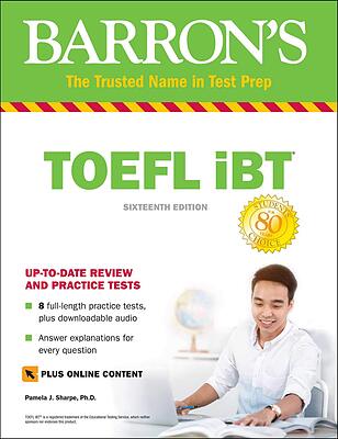 کتاب زبان بارونز تافل آی بی تی ویرایش شانزدهم Barrons TOEFL iBT 16th از فروشگاه کتاب سارانگ
