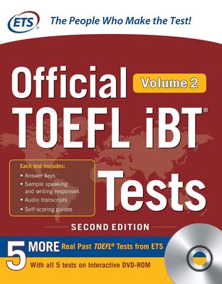 کتاب افیشیال تافل آی بی تی تست جلد دو Official TOEFL iBT Tests Volume 2 از فروشگاه کتاب سارانگ