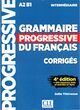 کتاب گرامر پروگرسیو فرانسه Grammaire Progressive Du Francais A2 B1 - Intermediaire - 4ed +Corriges+CD از فروشگاه کتاب سارانگ