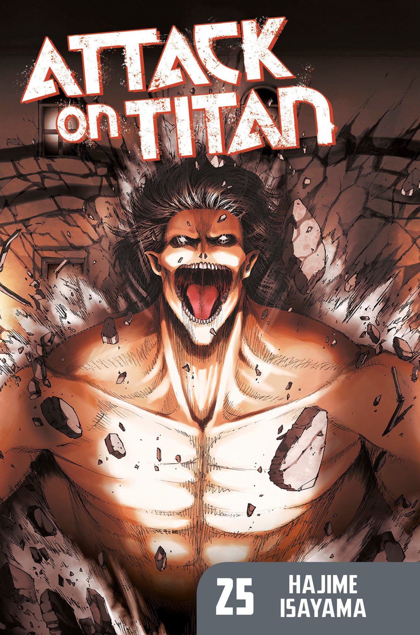مانگا اتک آن تایتان جلد 25 زبان انگلیسی Attack on Titan 25