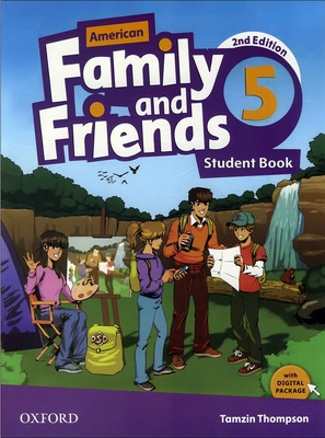 کتاب امریکن فمیلی اند فرندز پنج American Family and Friends 2nd 5 SB+WB+CD+DVD