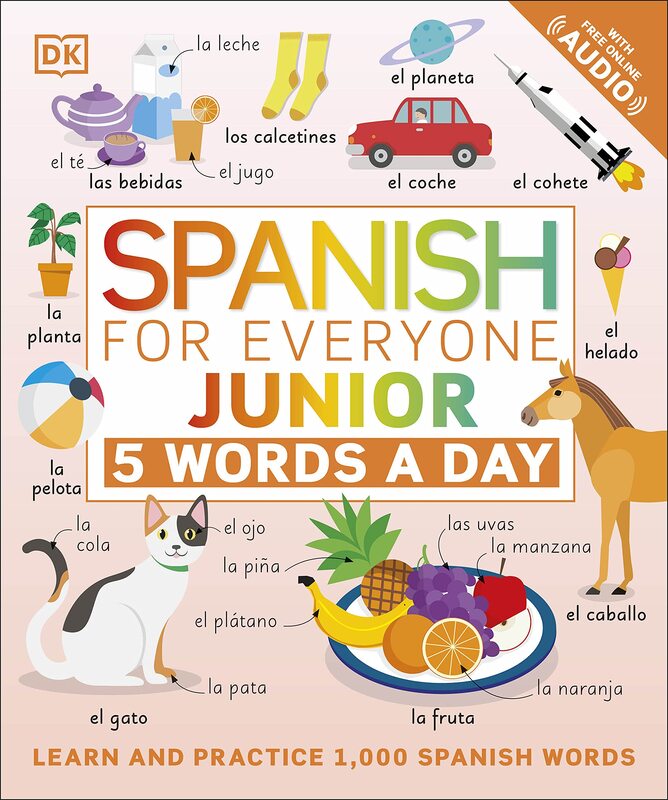 خرید کتاب اسپانیایی Spanish for Everyone Junior 5 Words a Day