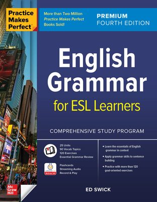 کتاب انگلیسی انگلیش گرامر Practice Makes Perfect English Grammar for ESL Learners Premium Fourth Edition 
