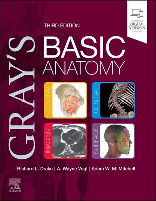 کتاب اطلس آناتومی گری 2023 Gray's Basic Anatomy 3rd Edition